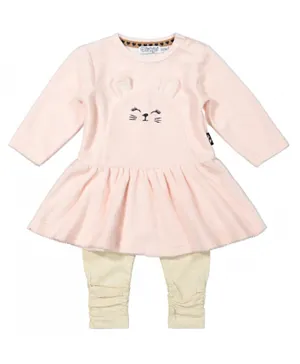 Dirkje Babysuit Dress with Leggings - Light Pink