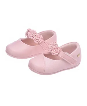 Klin Shoes Flower Detail Ballerina Shoes - Pink