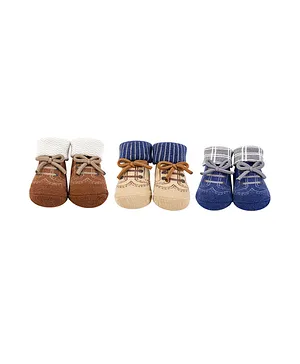 Hudson Childrenswear 3-Pack Into The Woods Socks Giftset - Multicolor
