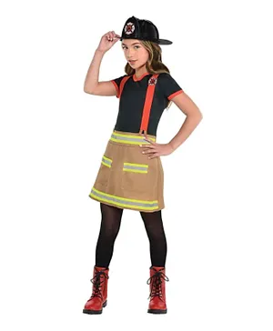 Party Center Wild Fire Firefighter Costume - Multicolor