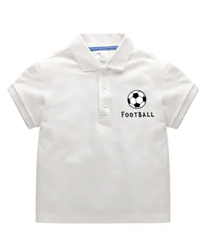 SAPS Football Graphic T-Shirt - White