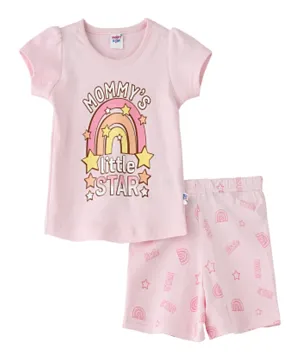 Smart Baby Mommy's Little Star Top with Shorts - Pink