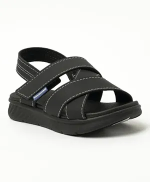 Molekinho Haley Velcro Closure Sandals - Black