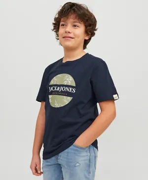 Jack & Jones Junior Originals Round Neck T-Shirt - Dark Blue