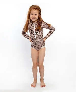 Beach & Bandits Desert Shark Swimsuit - Toasted Almond