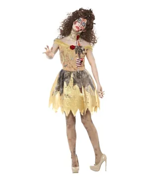 Smiffys Fairytale Zombie Girl Costume - Yellow