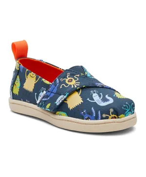 Toms Glow In The Dark Emotion Monsters Alpargata Shoes - Blue