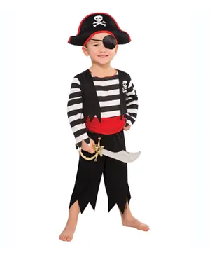 Party Centre Child Deckhand Pirate Costume - Multicolor