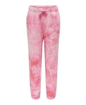 Only Kids Pull Up Tie Dye Pants - Pink