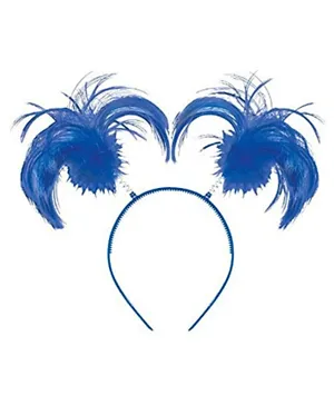 Party Centre Ponytail Headbopper - Blue