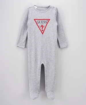 Guess Kids Graphic Sleepsuit - Heather