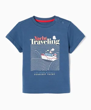 Zippy Yacht Traveling T-Shirt - Dark Blue