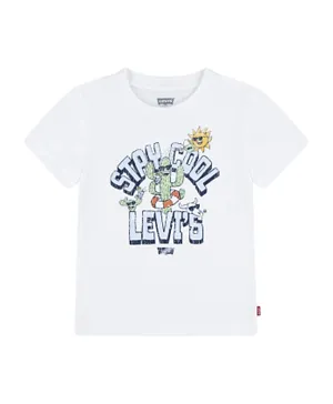 Levi's LVB Stay Cool Logo Tee - White