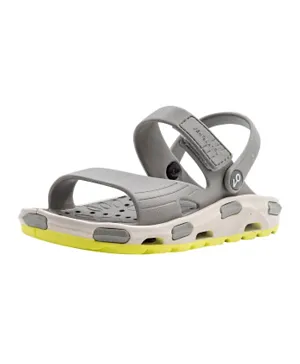 Ventolation Sammi Backstrap & Velcro Closure Sandals - Grey