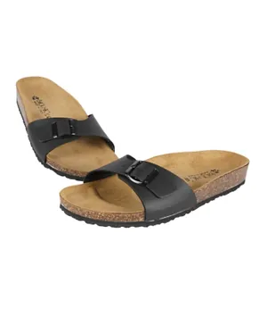 Biochic Single Strap Sandals 012-392 1837M - Black