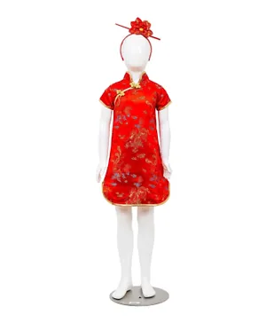 Party Centre Chinese Girl Theme Costume - Red