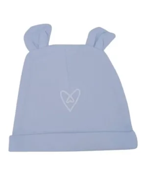 Forever Cute Heart Graphic Hat - Blue