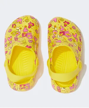 DeFacto Minnie Mouse Clogs - Yellow