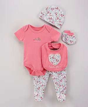 Rock a Bye Baby 5 Piece Gift Set - Pink
