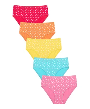 Minoti 5 Pack All Over Printed Stars Knickers - Multicolor