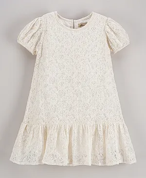 Adam Woven Lace Dress - Pink