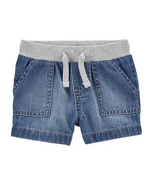 OshKosh B'Gosh Pull-On Remix Iconic Denim Shorts - Blue