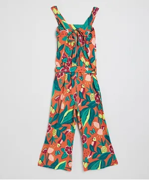 R&B Kids All Over Printed Jumpsuit - Multicolor