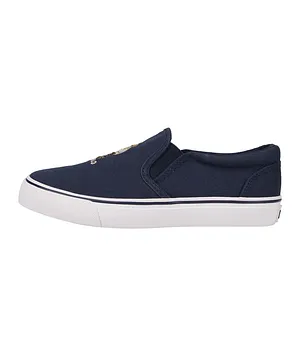 Polo Ralph Lauren Keaton Bear Slip On Shoes - Navy