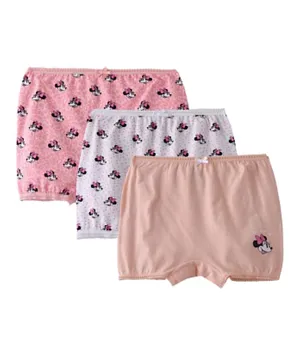 Minnie Mouse 3 Pack Printed Shorts Set - Multicolor