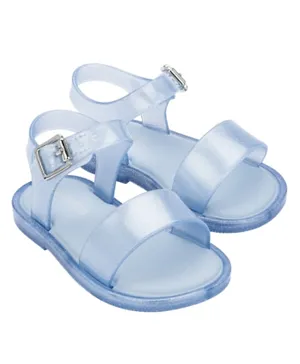 Mini Melissa Buckle Closure Sandals - Blue