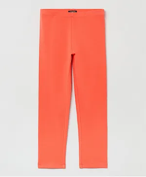 OVS Elastic Waist Leggings - Orange