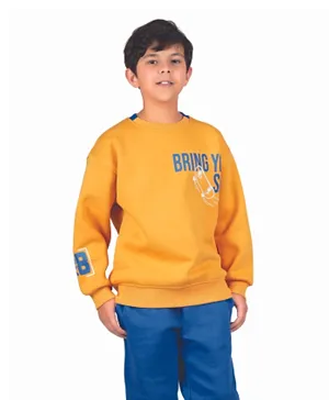 Little Kangaroos SK8Park Graphic Sweatshirt - Orange