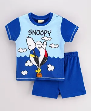 Peanuts Snoopy Pajamas Set - Royal Blue