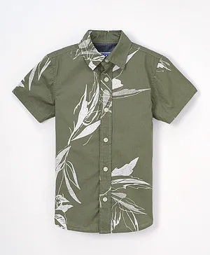 Jack & Jones Junior All Over Printed Shirt - Green