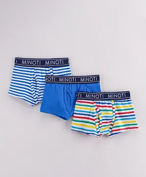 Minoti 3 Pack Striped Boxers - Multicolor