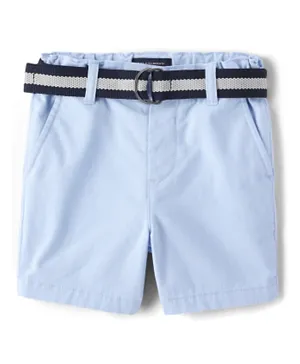 The Children's Place Chino Shorts With Belt - Blue