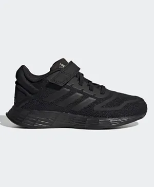 adidas Duramo 10.0  Elastic Laces And Hook And Loop Kids Shoes -Black