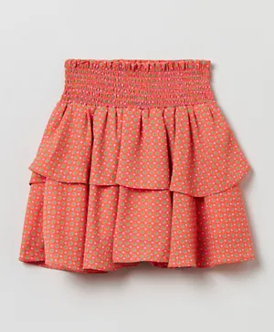 OVS Tiered Skirt - Pink