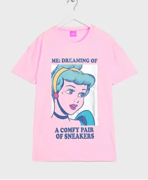 Disney Princess Cinderella Fashion T-Shirt - Pink