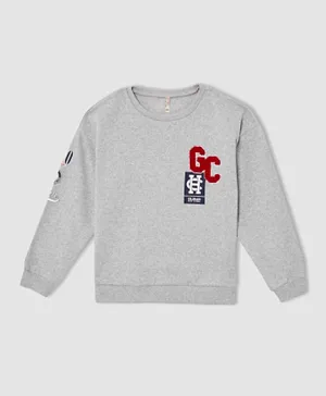 DeFacto Colorado High School Sweater - Grey