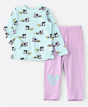 Disney Mickey & Minnie Mouse Pyjama Set - Blue