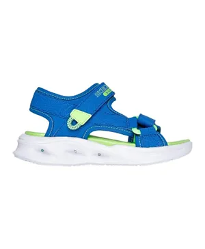 Skechers S Lights Sola Glow Sandals - Blue & Green