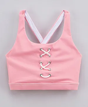 Flexi Lex Fitness Hello Girlfriend Mini Crop Top - Pink