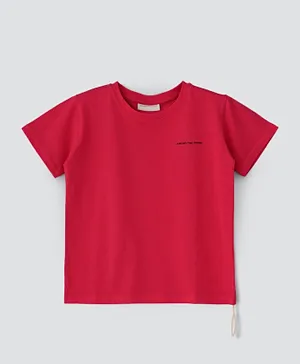 Among The Young Logo T-Shirt - Fuchsia