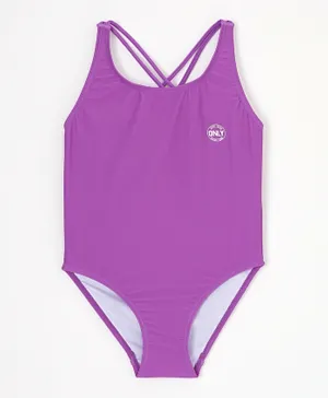 Only Kids UV50 Swimsuit - Purple