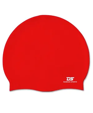 Dawson Sports Silicone Swimming Cap - Red