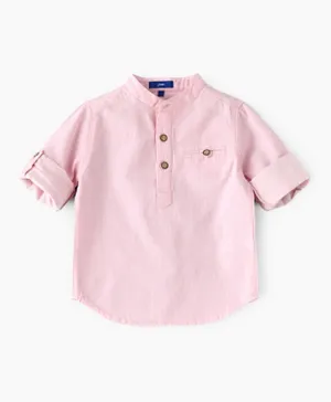Jam Woven Long Sleeves Shirt - Pink