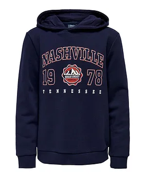 Only Kids Long Sleeves Hoodie - Blue