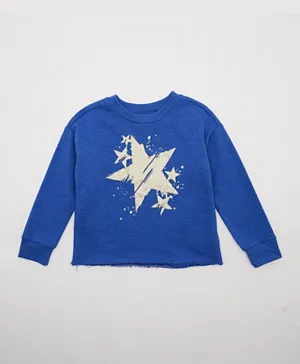 The Children's Place Stars Graphic Sweatshirt - Blue