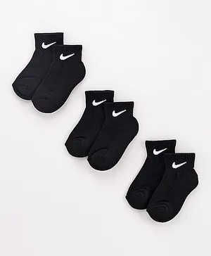 Nike 3 Pack NHN Basic Pack QTR Socks - Black
